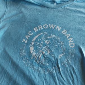 2021 Zac Brown Concert Tee Shirt
